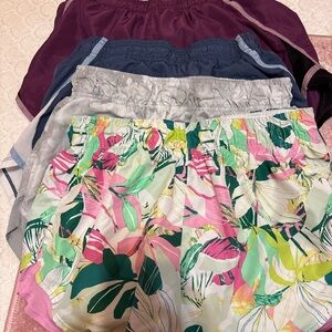 4 pairs of Women's running Shorts
